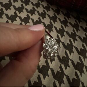 Sterling Silver 925 CZ cocktail ring